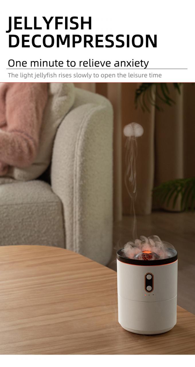গরম বিক্রয় JellyFish আগ্নেয়গিরি Humidifier মিনি পোর্টেবল স্প্রে আগ্নেয়গিরি আকৃতি অতিস্বনক Humidifier Jellyfish Humidifier 9