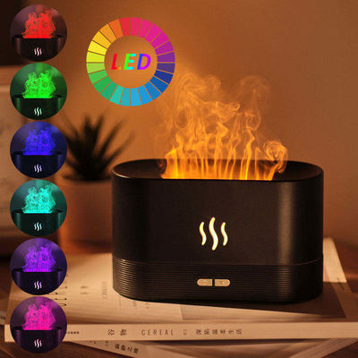 সর্বশেষ গরম বিক্রয় Luftbefeuchter 180Ml রঙিন গন্ধ RGB নেতৃত্বাধীন ডিফিউজার 3d শিখা Humidifier অতিস্বনক তেল শিখা গন্ধ ডিফিউজার