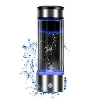 Homefish 2021 OEM গ্লাস হাইড্রোজেন জেনারেটর ওয়াটার বোতল এসপিই পিইএম প্রযুক্তি ওয়াটার আইওনাইজার পোর্টেবল হাইড্রোজেন ওয়াটার মেকার