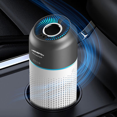 ভালো দাম HOMEFISH PM2.5 TVOC সেন্সর হেপা ফিল্টার ইশারায় নিয়ন্ত্রণ সহ গাড়ি বায়ু বিশুদ্ধকারী অনলাইন