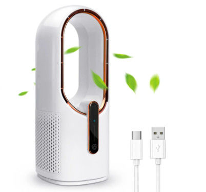 হোমফিশ পাতার অভ্যন্তরীণ বায়ুবাহক রুম Humidifier ইউএসবি রিচার্জেবল এয়ার কুলার 3 গিয়ার