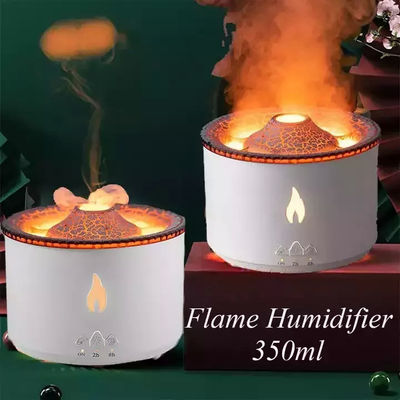 ভালো দাম 1 নমুনা Ok Volcano Flame Humidifier Led Color Flame Effect Ultrasonic Aroma Oil Diffuser For Hotel Home ড্রপশিপিং অনলাইন